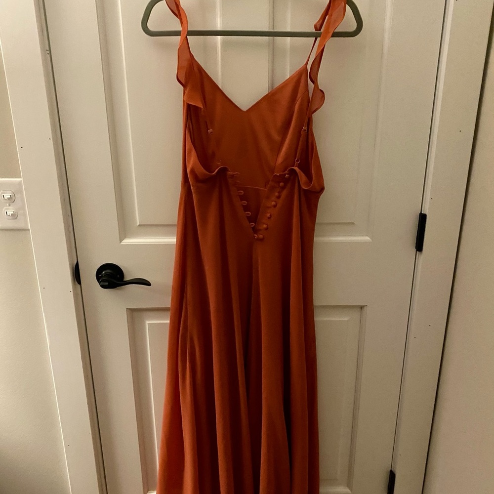 Coral bridesmaid or prom dress. Discounted shipping ❤️ - Picture 7 of 9